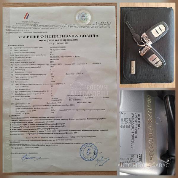 Audi A4 2.0 TDI SLine