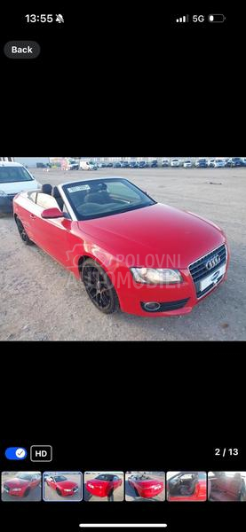 Audi A5 cabrio 2010. god. -  kompletan auto u delovima