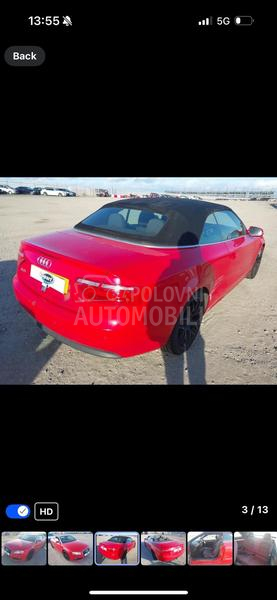 Audi A5 cabrio 2010. god. -  kompletan auto u delovima