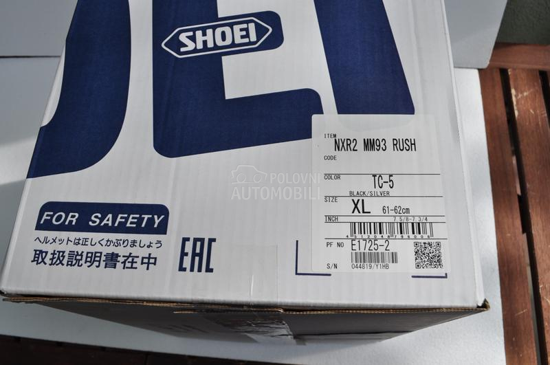Shoei NXR2 MM93 Rush kaciga