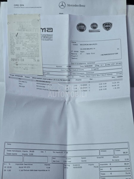 Mercedes Benz A 160 2.0cdi AUT/SERVIS NA