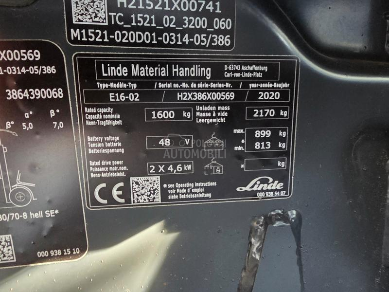 Linde E16Evo 2020