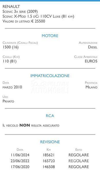 Renault Scenic RATA OD 48EU