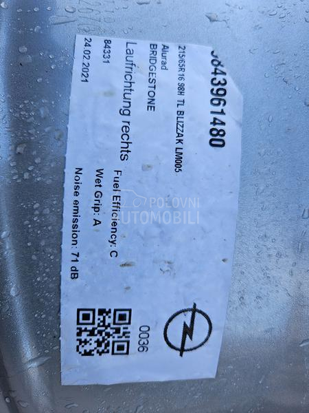 Aluminijumske felne ORGINAL 16" 4 x 108