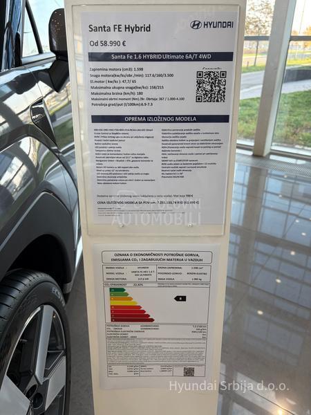 Hyundai Santa Fe Hybrid Ulitmate 4WD