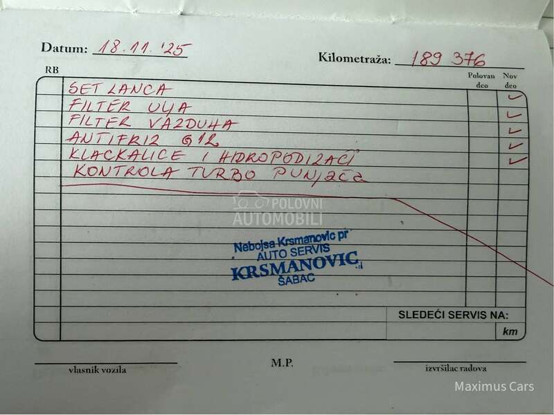 Land Rover Range Rover Evoque V. SERVIS