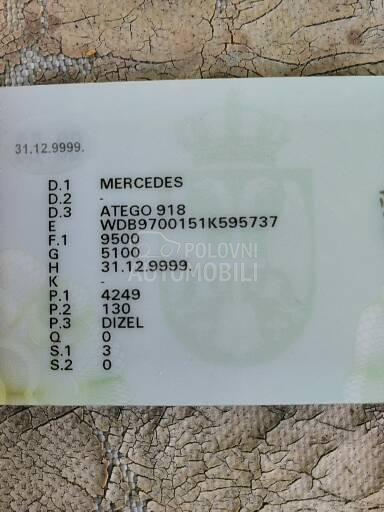 Mercedes Benz Atego 918