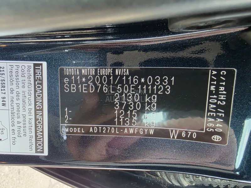 Toyota Avensis 2.0 d4d F U L/SERVI