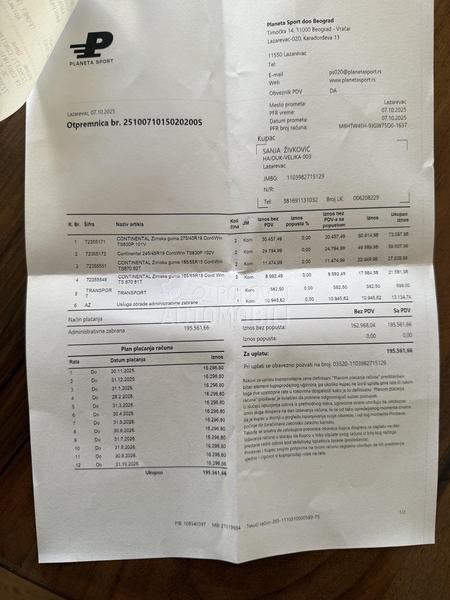 Continentalxl 275/40 R19 Zimska