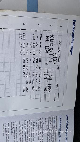 Volkswagen Golf 7 2.0 TDI serv.knjiga