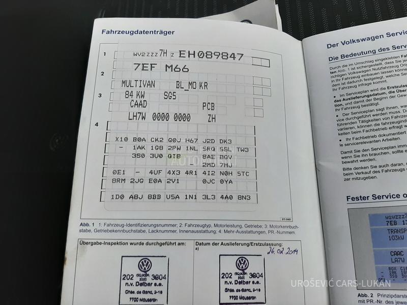 Volkswagen Multivan 2.0 TDI 7 sedišta CH