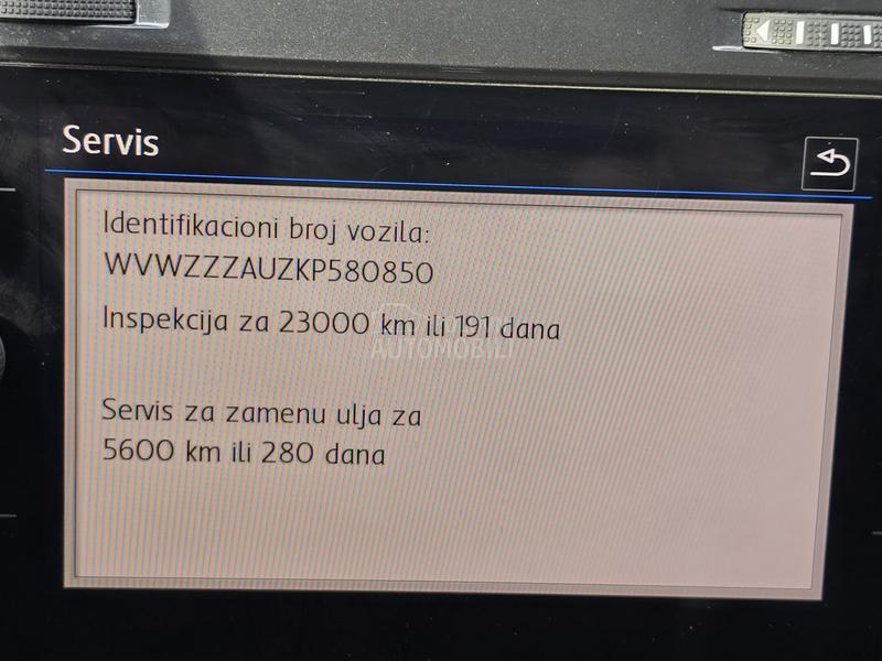 Volkswagen Golf 7 1.6 tdi dsg SERVIS