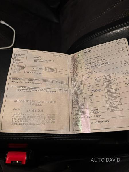 Audi A5 2.0TFSI QUATRO