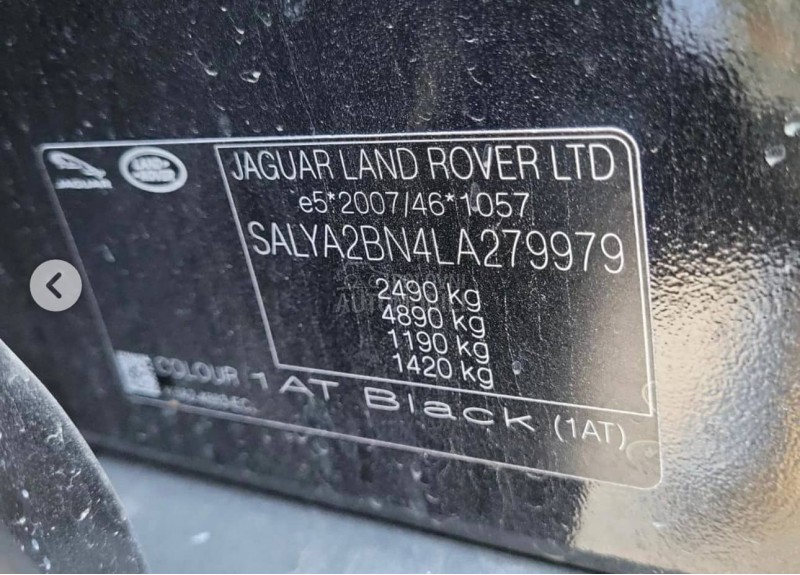 Land Rover Range Rover Velar 