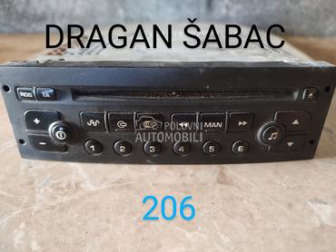 Radio / CD / DVD plejeri za Peugeot 206, 208, 308 ...