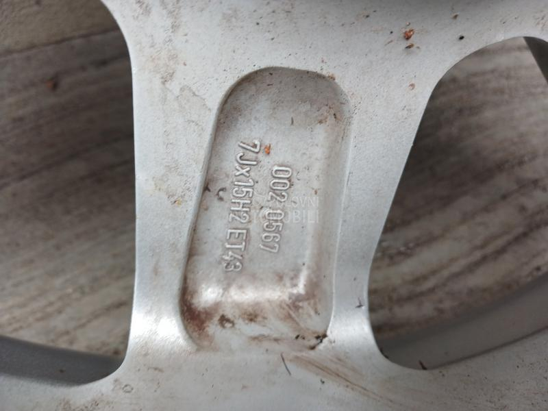 Aluminijumske felne  15" 4 x 100