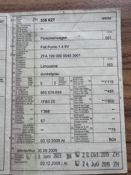 Fiat Grande Punto 1.4 8V