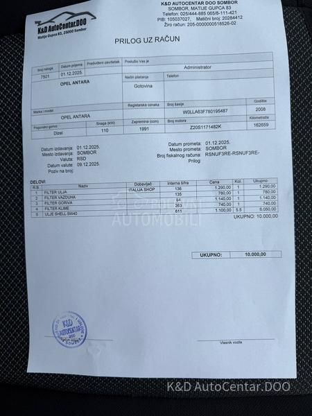 Opel Antara 2.0 d 4x4  CH