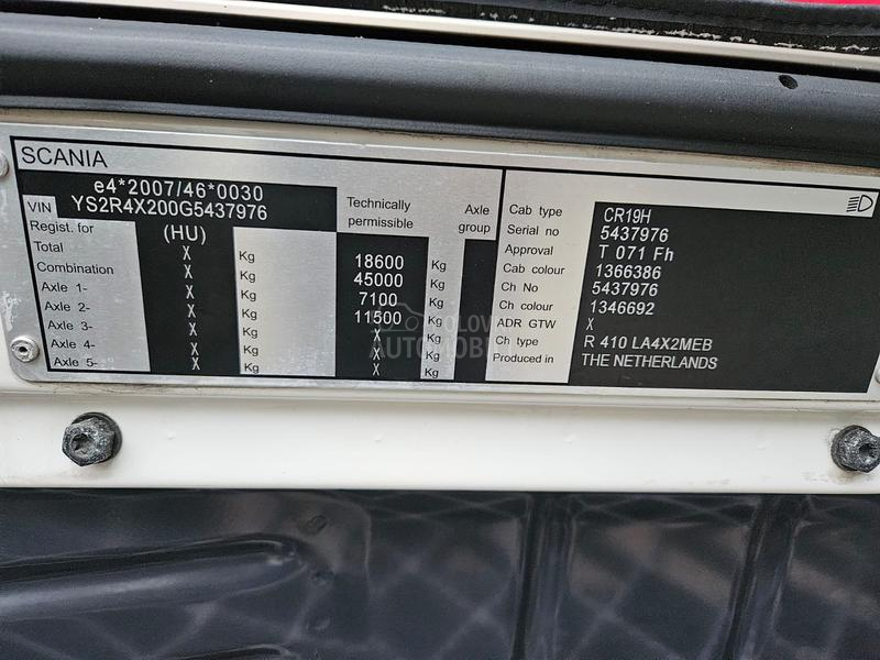 Scania R410 Mega StandKlima  x 4