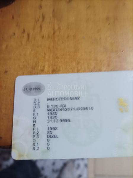 Mercedes Benz B 180 