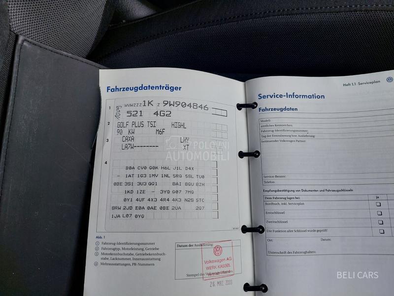 Volkswagen Golf Plus 1.4 TSI HIGHLINE