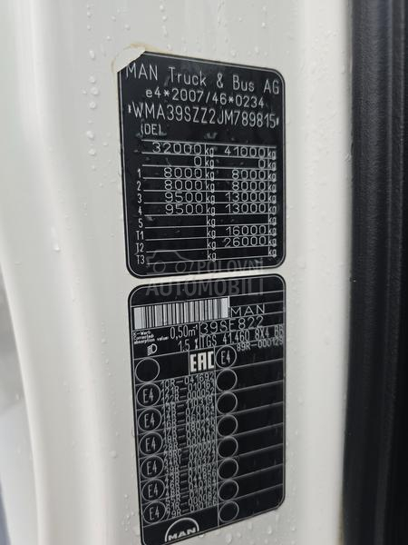 MAN TGS 41.460 Mulda 19m3