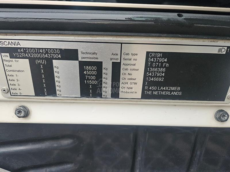 Scania R450 Mega StandKlima x 3