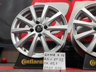Aluminijumske felne  16" 4 x 108