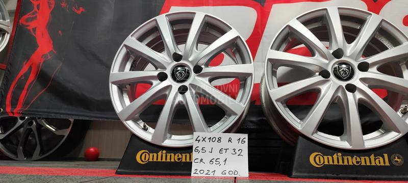 Aluminijumske felne  16" 4 x 108