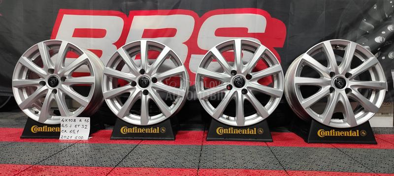 Aluminijumske felne  16" 4 x 108