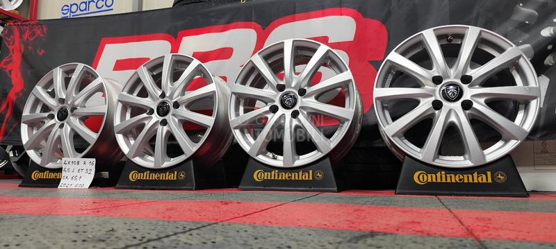 Aluminijumske felne  16" 4 x 108