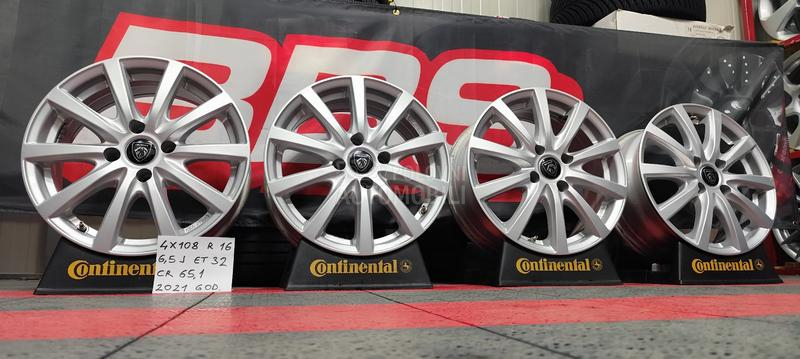Aluminijumske felne  16" 4 x 108