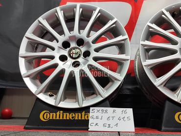 Aluminijumske felne  16" 5 x 98