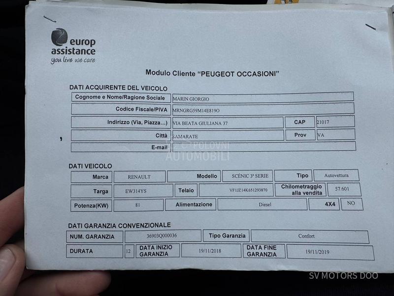 Renault Scenic RATA OD 66EU