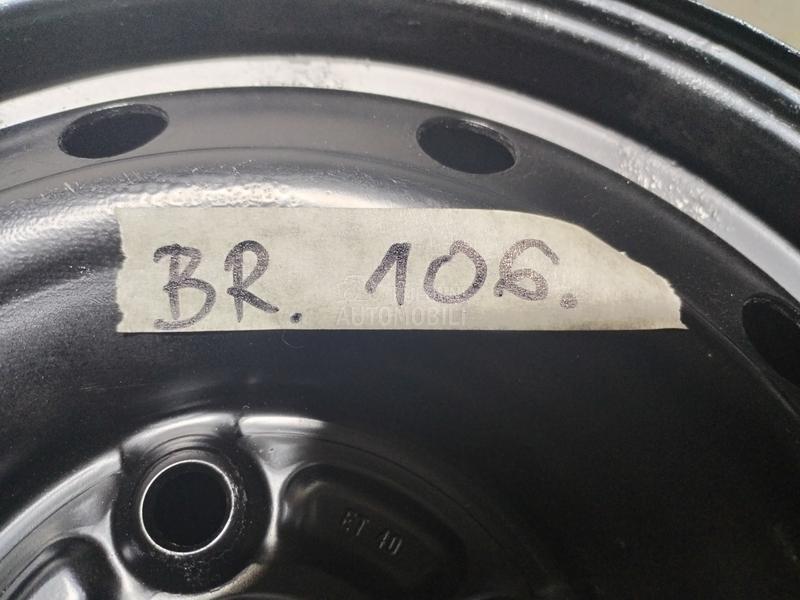 Čelične felne  15" 4 x 100