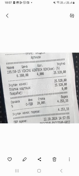 Viking 195/50 R15 Zimska