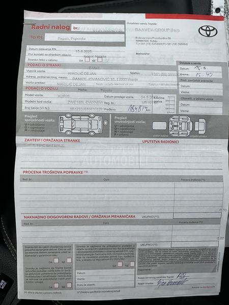 Toyota Auris 1.8i HYBRID