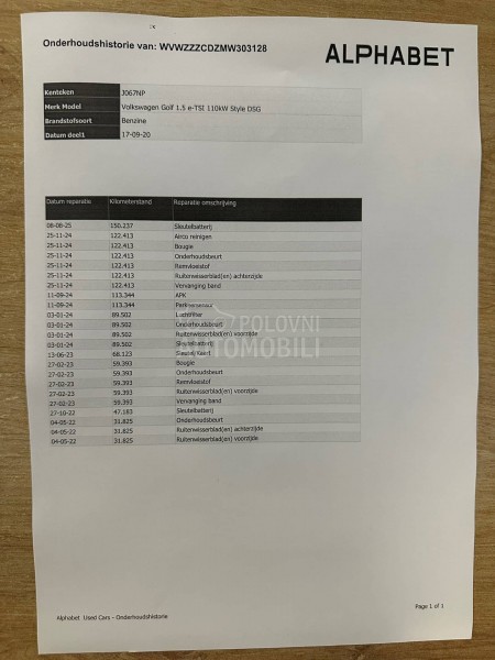 Volkswagen Golf 8 1.5 e TSI DSG LED