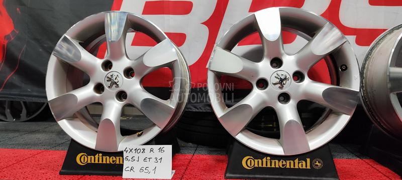 Aluminijumske felne  16" 4 x 108