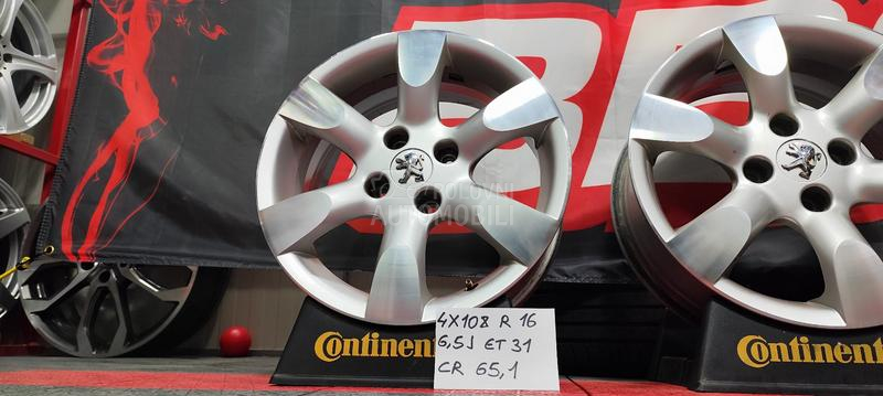 Aluminijumske felne  16" 4 x 108