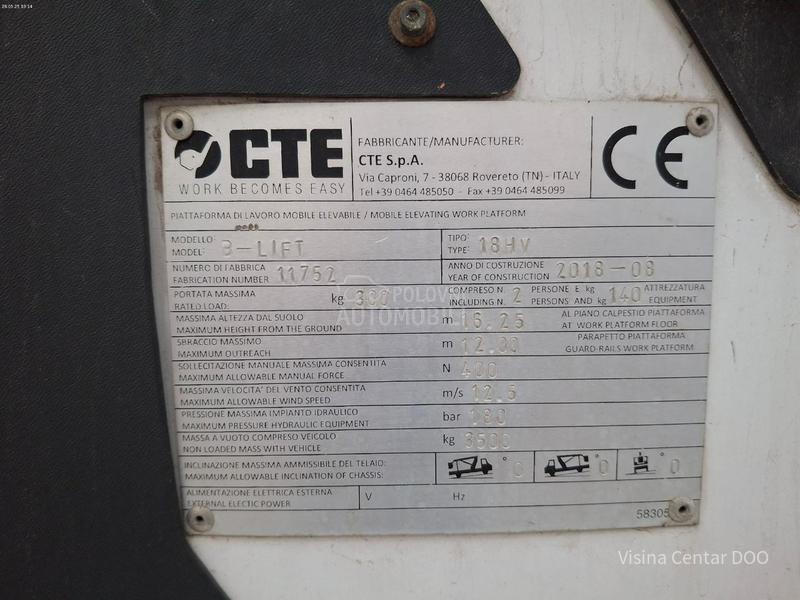 Nissan CTE B LIFT  18