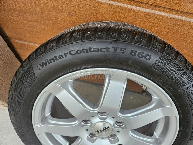 Aluminijumske felne Audi VW zimske gume 16" 5 x 112