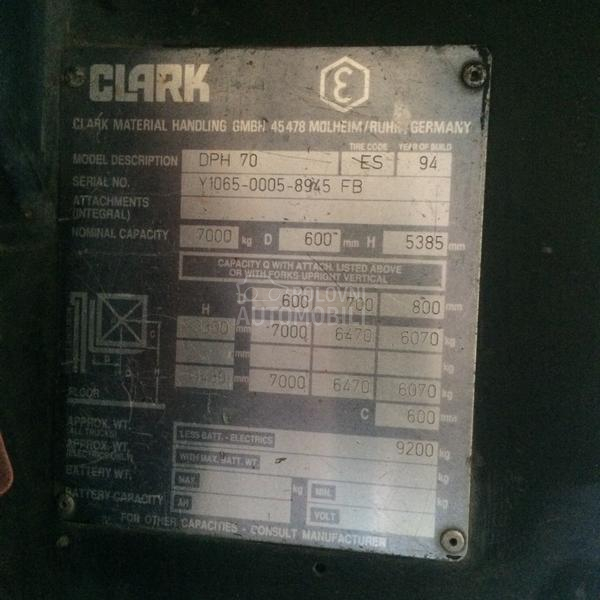 Clark DPH 70