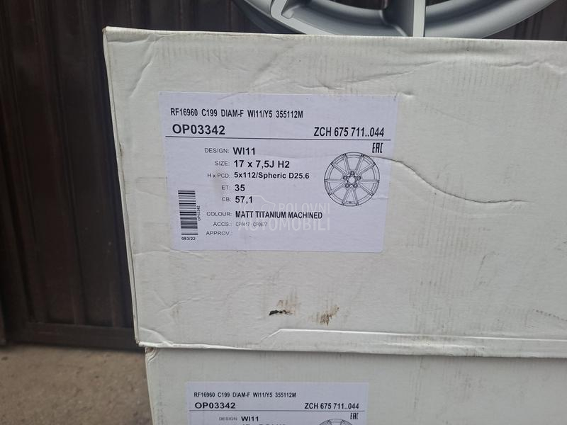 Aluminijumske felne  17" 5 x 112