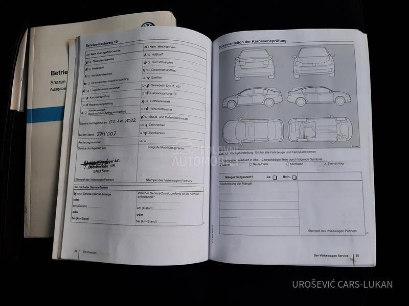 Volkswagen Sharan 7 mesta TDI DSG CH