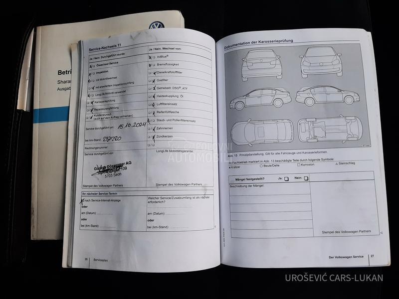 Volkswagen Sharan 7 mesta TDI DSG CH