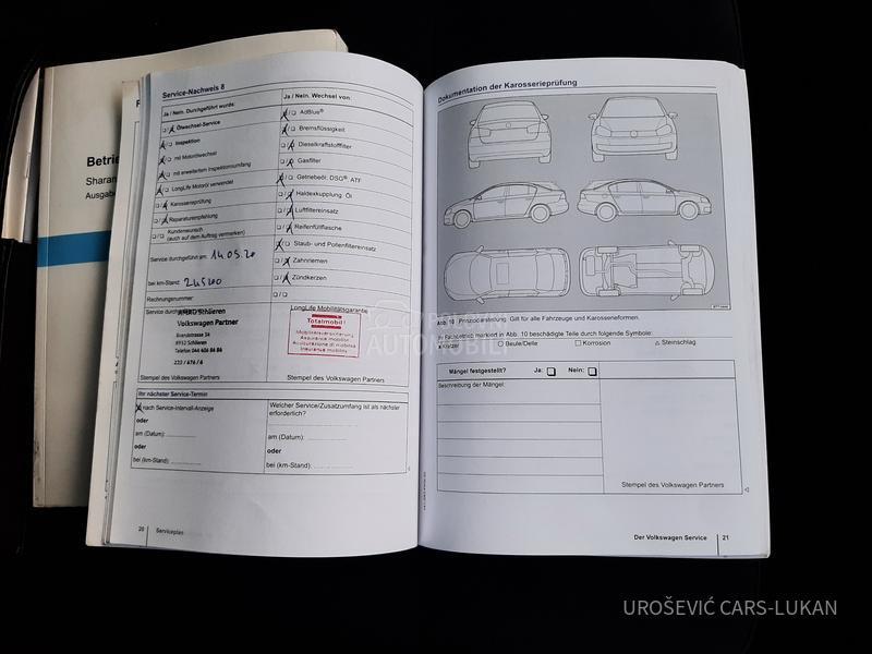 Volkswagen Sharan 7 mesta TDI DSG CH