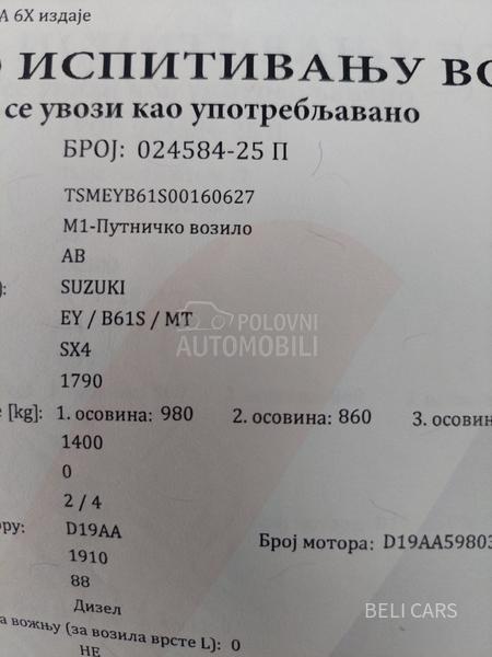 Suzuki SX4 1.9 DDIS 4 X 4 CH