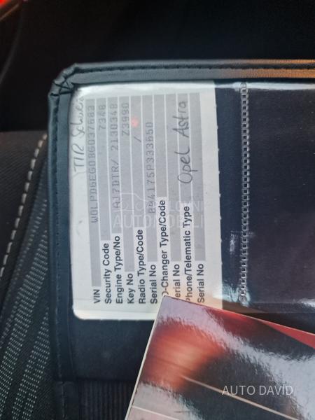 Opel Astra J 1.7CDTI SVAJCARSKA