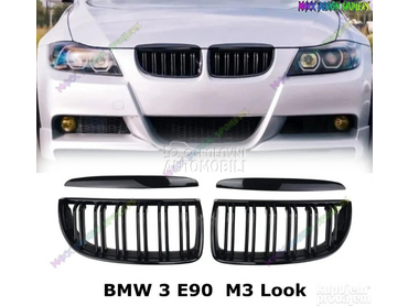 E90-E91 M GRIL DUPLI za BMW 316, 318, 318 GT ... od 2005. do 2008. god.